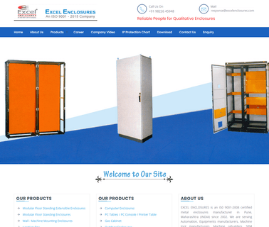 Excel Enclosures door inside
