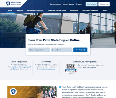 Penn State World Campus state online