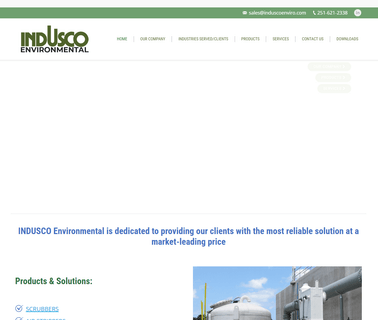 Air Pollution Control Wastewater Applications Indusco strippers