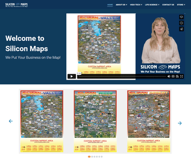 Silicon Valley Map marketing valley