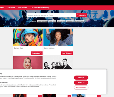 Live Nation Merchandise brand engine