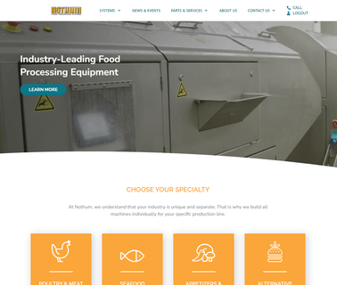 Nothum Food Processing Systems machinery food processing industry
