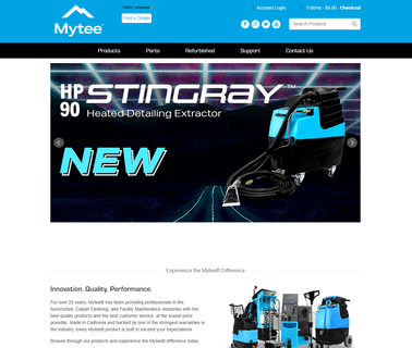 Mytee Products floor vacuum cleaning machine