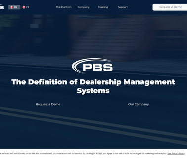 Pbs Systems Dms text over
