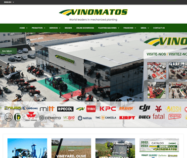Vinomatos - World Leaders in Mechanized Planting vines flowering