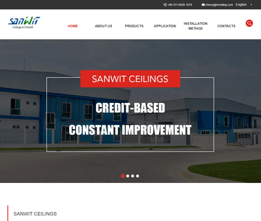 Shijiazhuang Sanwit I/E ceiling gypsum board