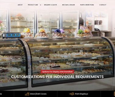 Marc Refrigeration Mfg. fish display