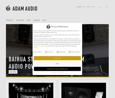 Adam Audio Gmbh broadcast studios