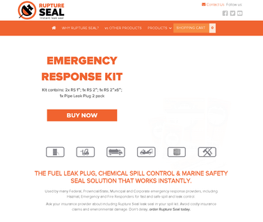 Ruptureseal Company, The hazmat spills