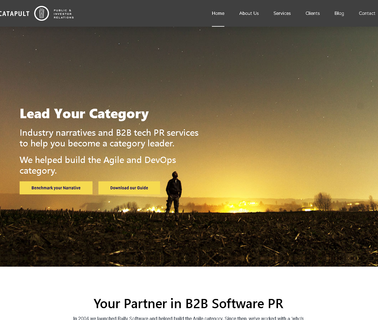 Catapult Pr-Ir Public Relations Agency for B2B Tech Firms media tech support