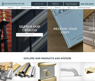 Julius Blum & Inc bronze bars