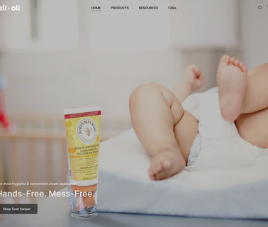 Eli & Ali Baby diapers and wipes