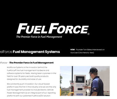 Fuel Force Multiforce Systems meter reading equipment