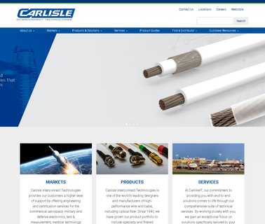 Carlisle Interconnect Technologies engineering microwave