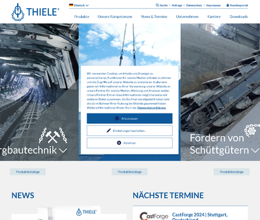 Thiele Gmbh & Co. Kg steel conveyor systems