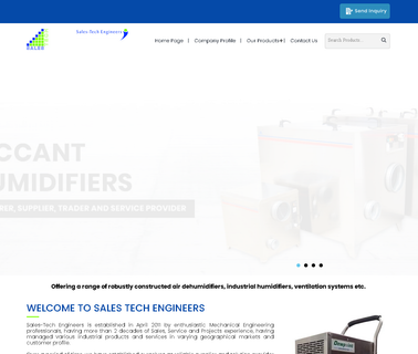 Sales Tech Engineers cooling dehumidifiers