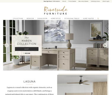 Riverside Furniture Corporation media chests