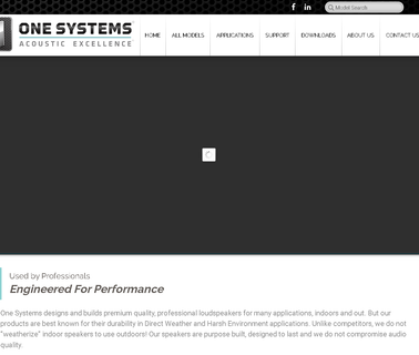 One Systems one speakers