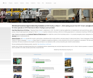 East West Machinery & Drilling wash booth