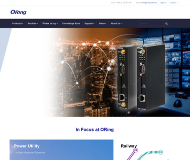 Oring Industrial Networking Corp. edge networking