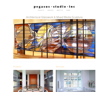 Pegasus Studio, Architectura art public