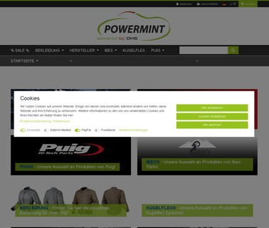 Powermint By Dms, Diana Mansfeld Service triumph motorrad