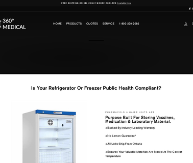 360 Medical Refrigerators and Equipment medical refrigerators