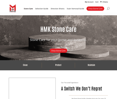 Hmk Stone Care cleaning restoration products tile