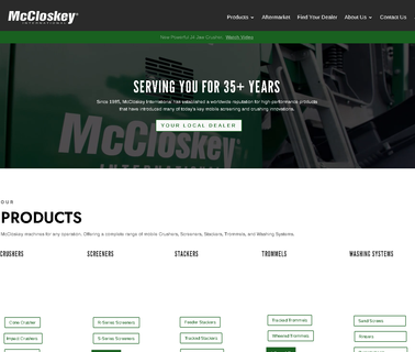 Mccloskey International reclaimers recyclers asphalt