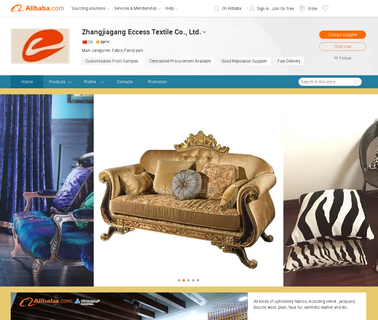 Zhangjiagang Eccess Textile yarn curtain