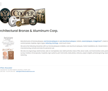 Bronze Symbols, Sculptured Reliefs cast metal nameplates