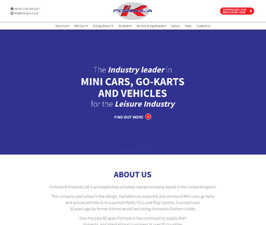 Formula K International Ltd. karts