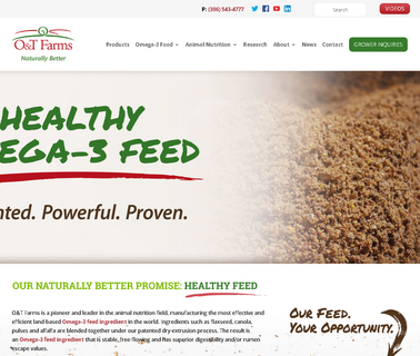 Home - O & T Farms feed grains