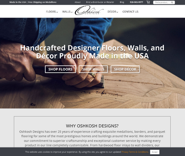 Oshkosh Designs backsplashes flooring
