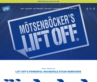 Motsenbockers Lift Off Patented Enviro Science Products adhesive caulk