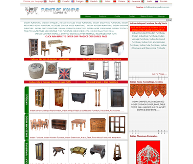 Home Page wooden cart
