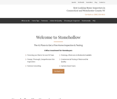 Stonehollow Fine Home Inspection - Best Looking Inspectors for intensive calenders