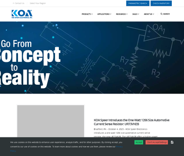 Koa Speer Electronics cci speer
