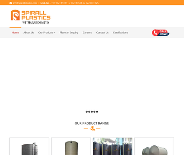 Spirall Plastics horizontal storage