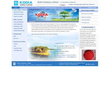 Kodia Company Limited erbium oxides