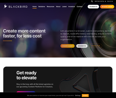 Home - Blackbird video editing online