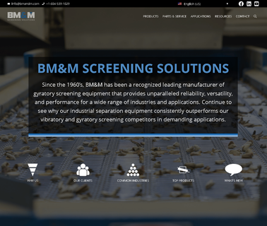 Bm & M Screening Solutions designs food