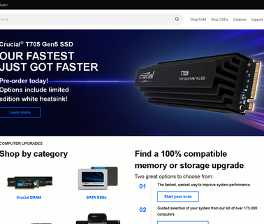 Memory Upgrades, Flash M 1tb ssd