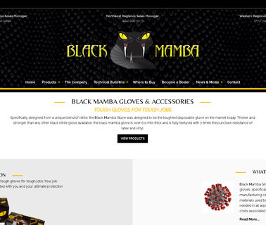 Black Mamba Gloves chemicals gloves