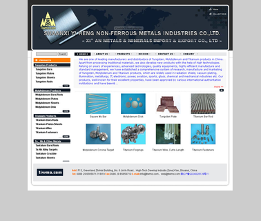 Shaanxi Yi Heng Non-Ferrous Metals tantalum niobium