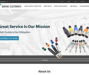 Changzhou Wujin Huayan Electronic audio and video plug