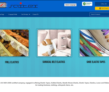 Saitex belt elastic