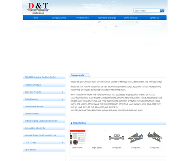 Wuxi D & T Import and Export finishing machine series