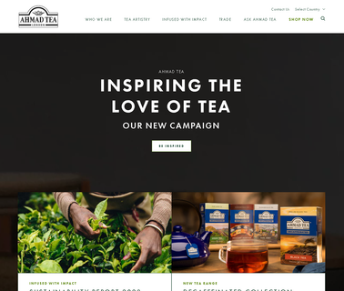 Ahmad Tea make cup