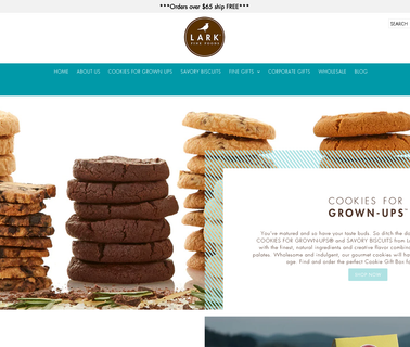 Lark Fine Foods,  cookies packing